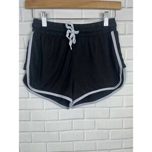 Orange Kiss Black White Fitness Training Lounge Shorts Women's Juniors small